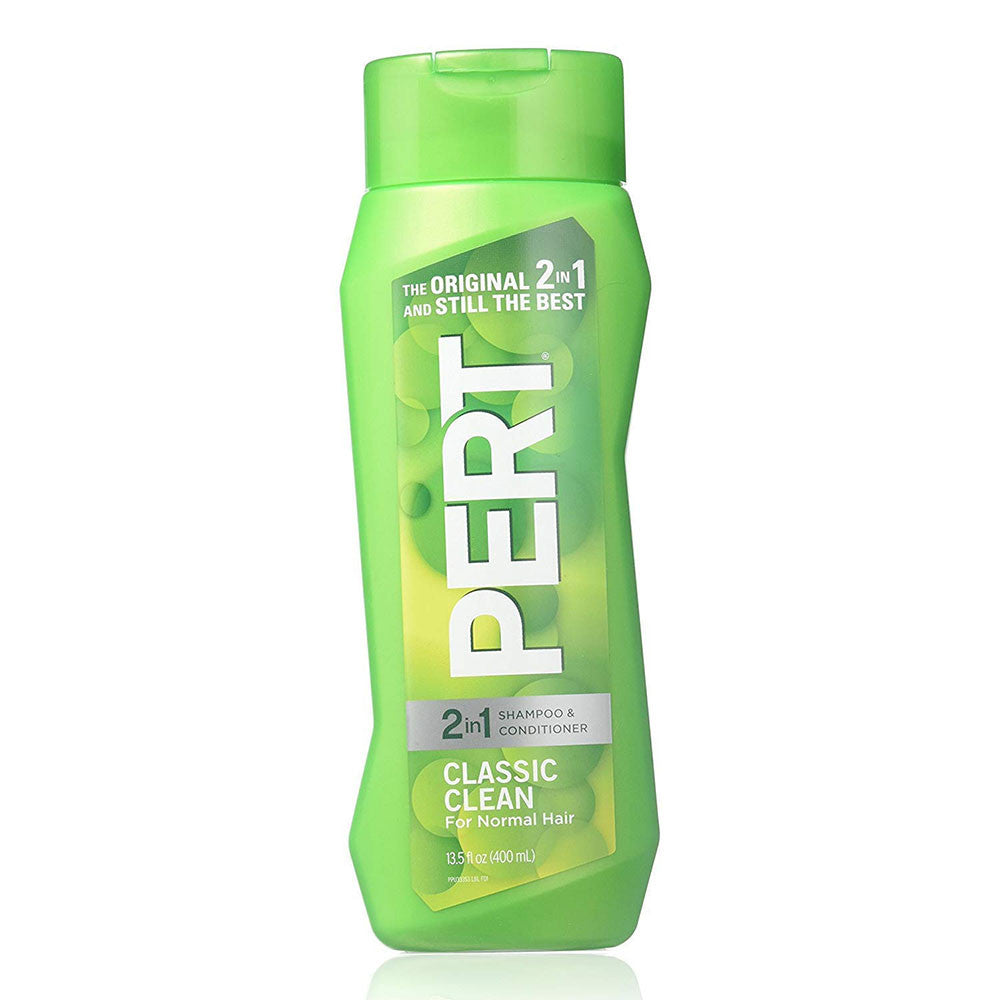 Pert Classic Clean 2 in 1 Shampoo & Conditioner for Normal Hair, 13.5 Oz
